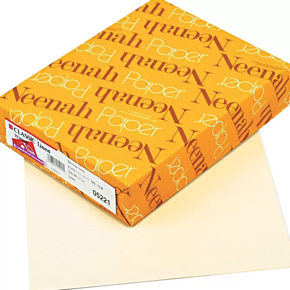 Neenah Paper Neenah Classic® Linen Premium Writing Paper, Baronial Ivory Clearance