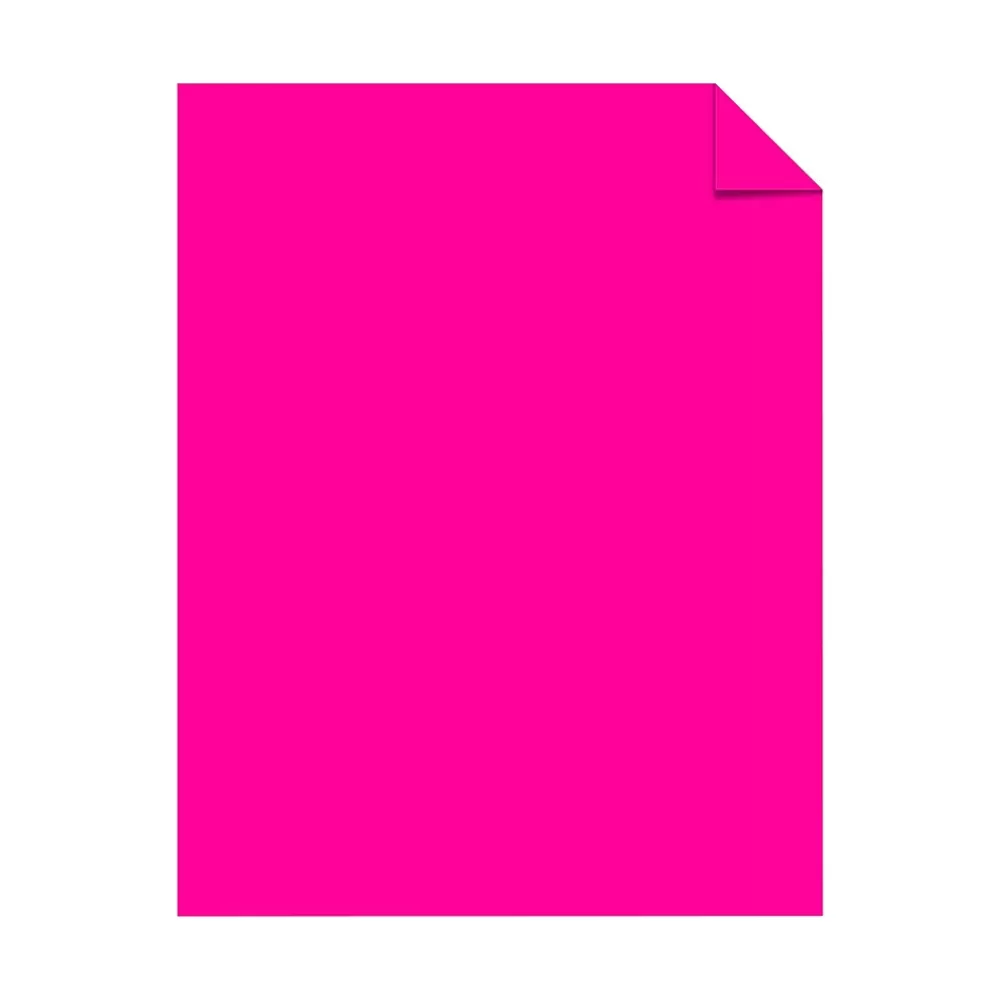 Neenah Paper Astrobrights 65 lb. Cover Paper, 11" x 17", Fireball Fuchsia, 1000 Sheets/Case (22882) Outlet