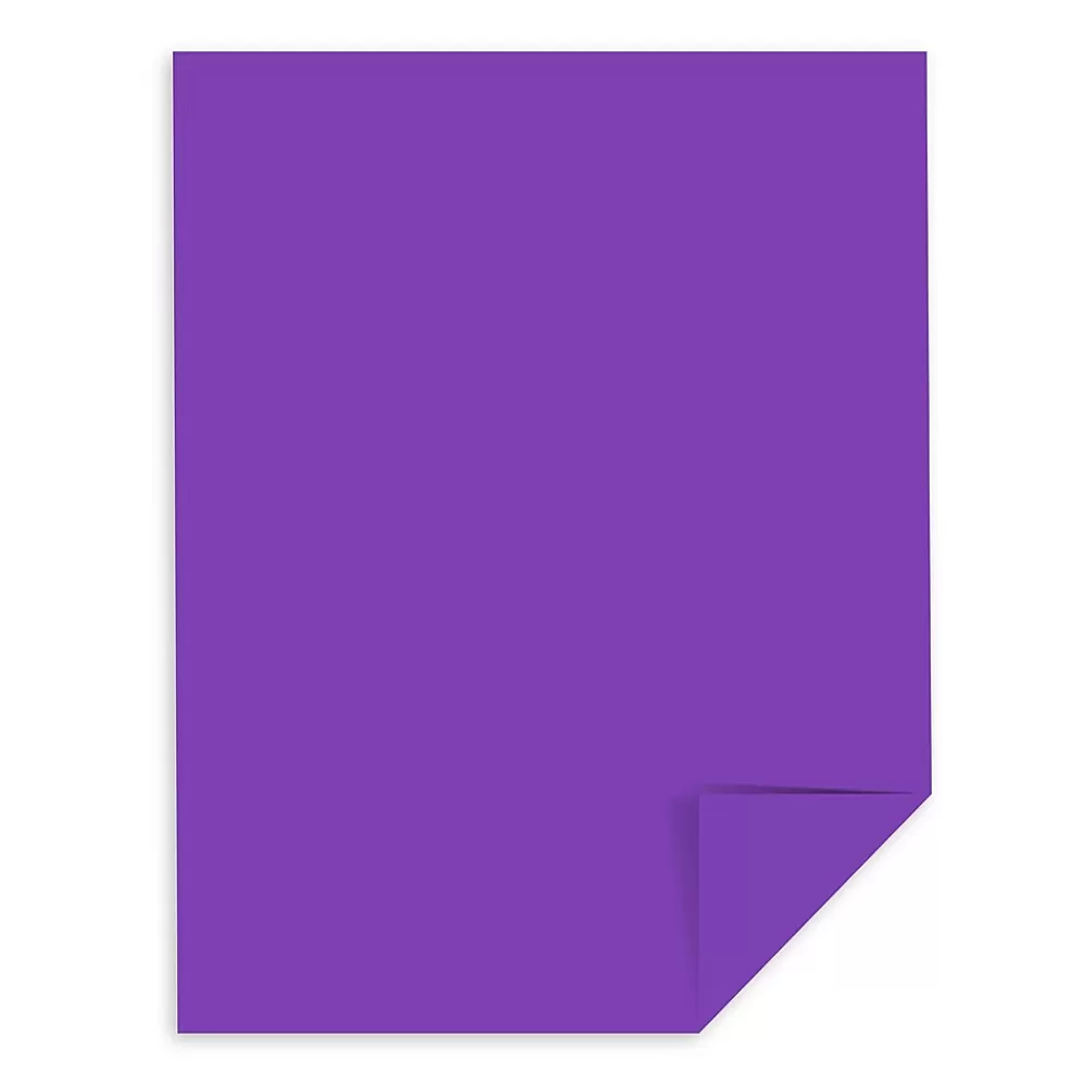 Neenah Paper Astrobrights 65 lb. Cover Paper, 8.5" x 11", Gravity Grape, 2000 Sheets/Case (21971W) Store