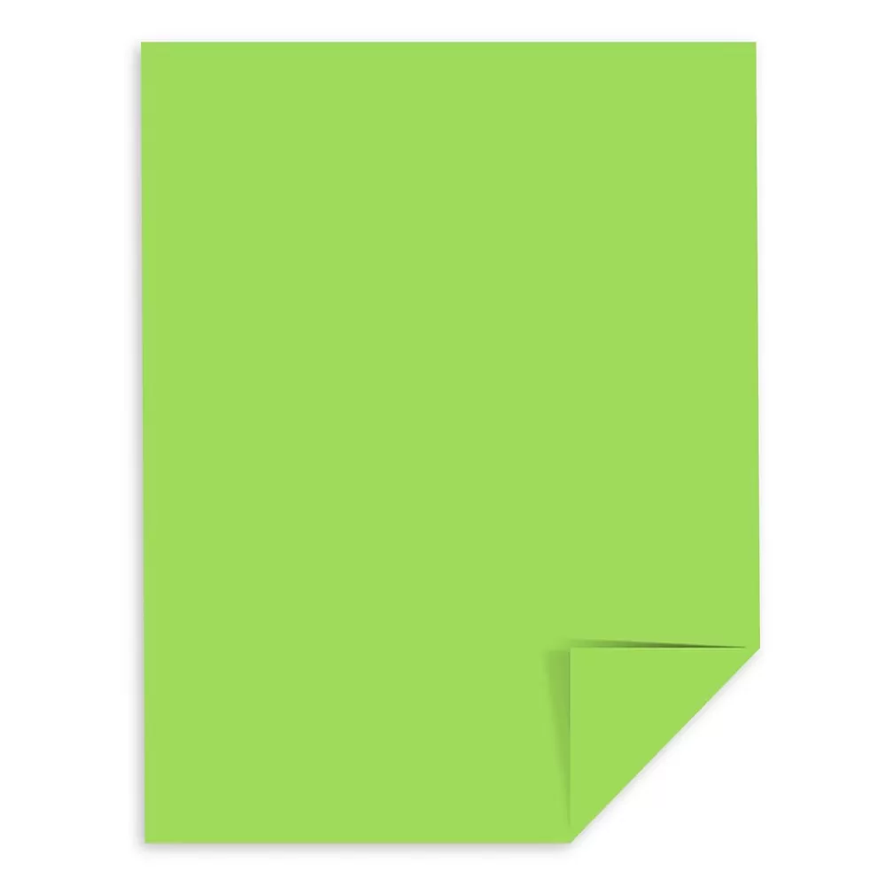 Neenah Paper Astrobrights 65 lb. Cover Paper, 8.5" x 11", Martian Green, 2000 Sheets/Case (21811W) Sale