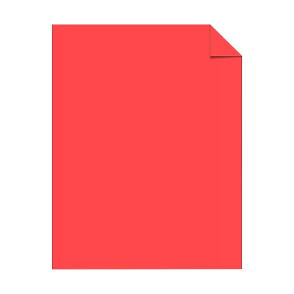 Neenah Paper Astrobrights 65 lb. Cover Paper, 8.5" x 11", Rocket Red, 2000 Sheets/Case (22841) Best Sale