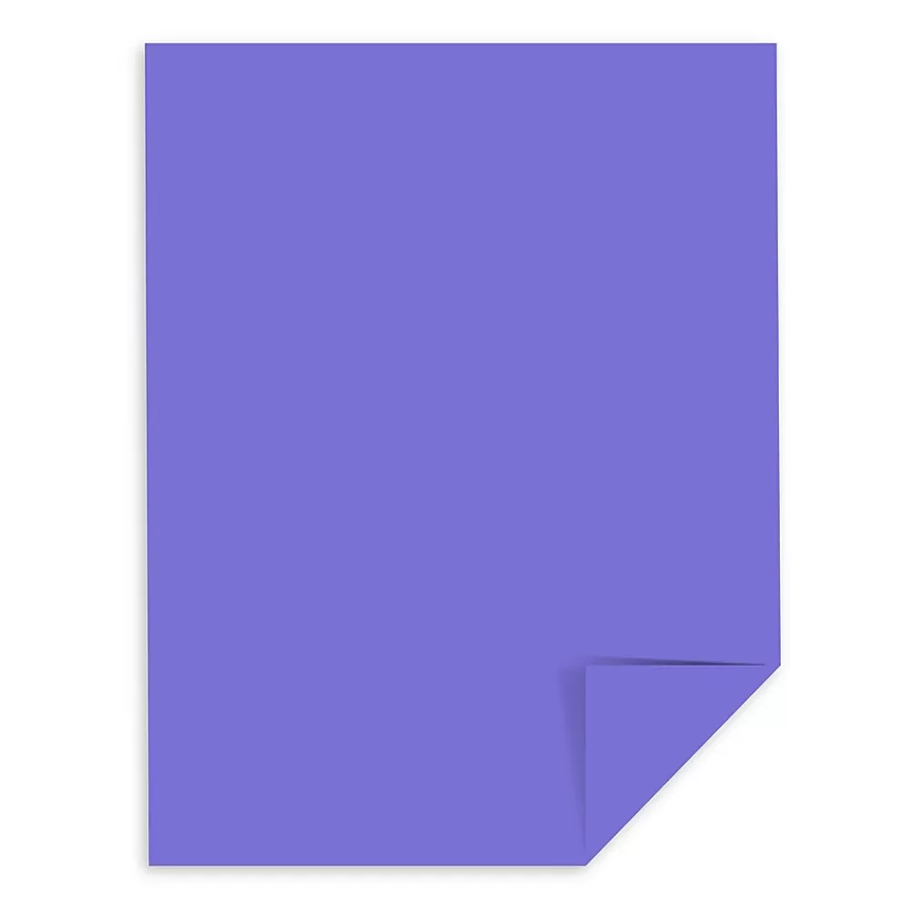 Neenah Paper Astrobrights 65 lb. Cover Paper, 8.5" x 11", Venus Violet, 2000 Sheets/Case (22091) New