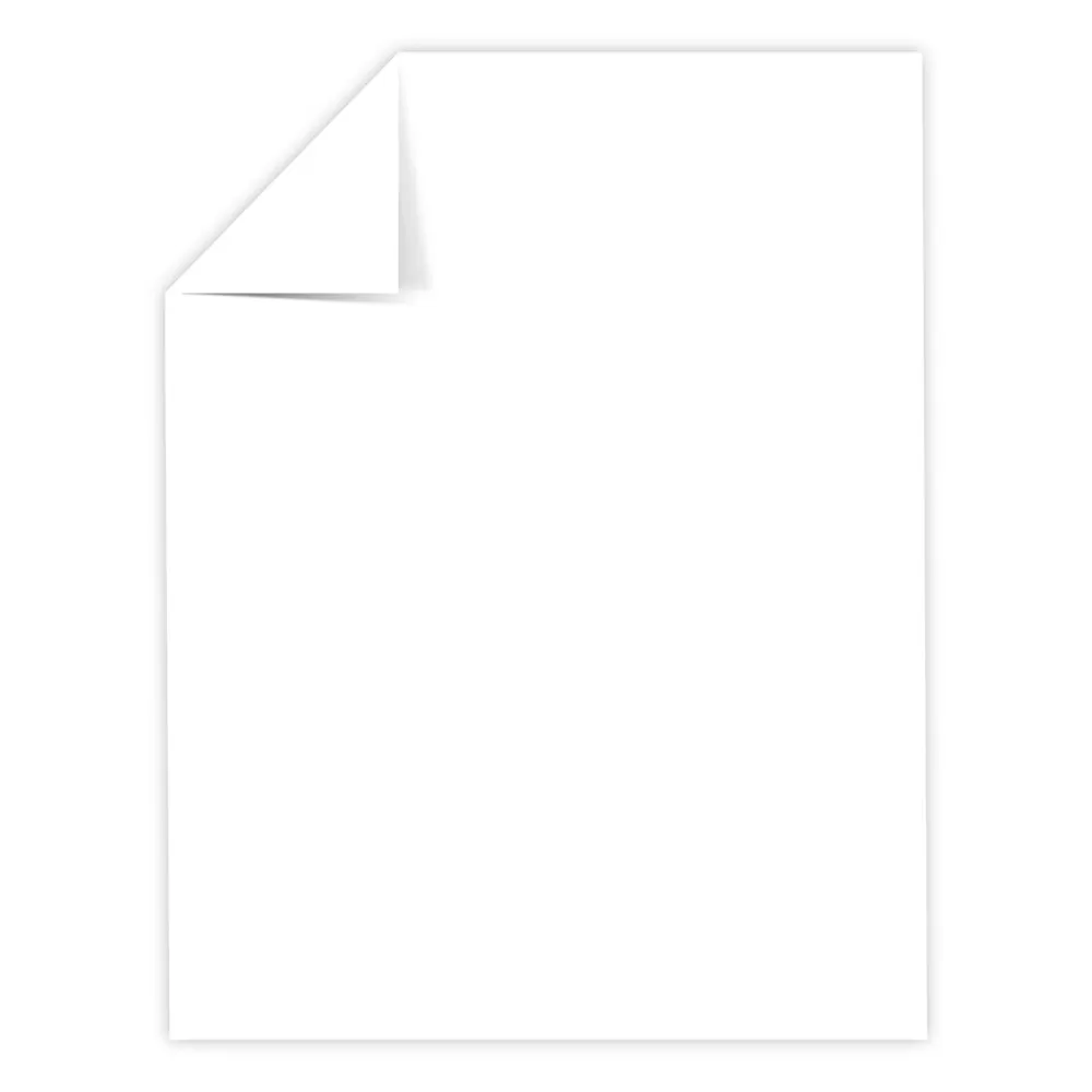 Neenah Paper Neenah Bright White 65 lb. Cardstock Paper, 8.5" x 11", Bright White, 250 Sheets/Pack (91904/92904) Hot