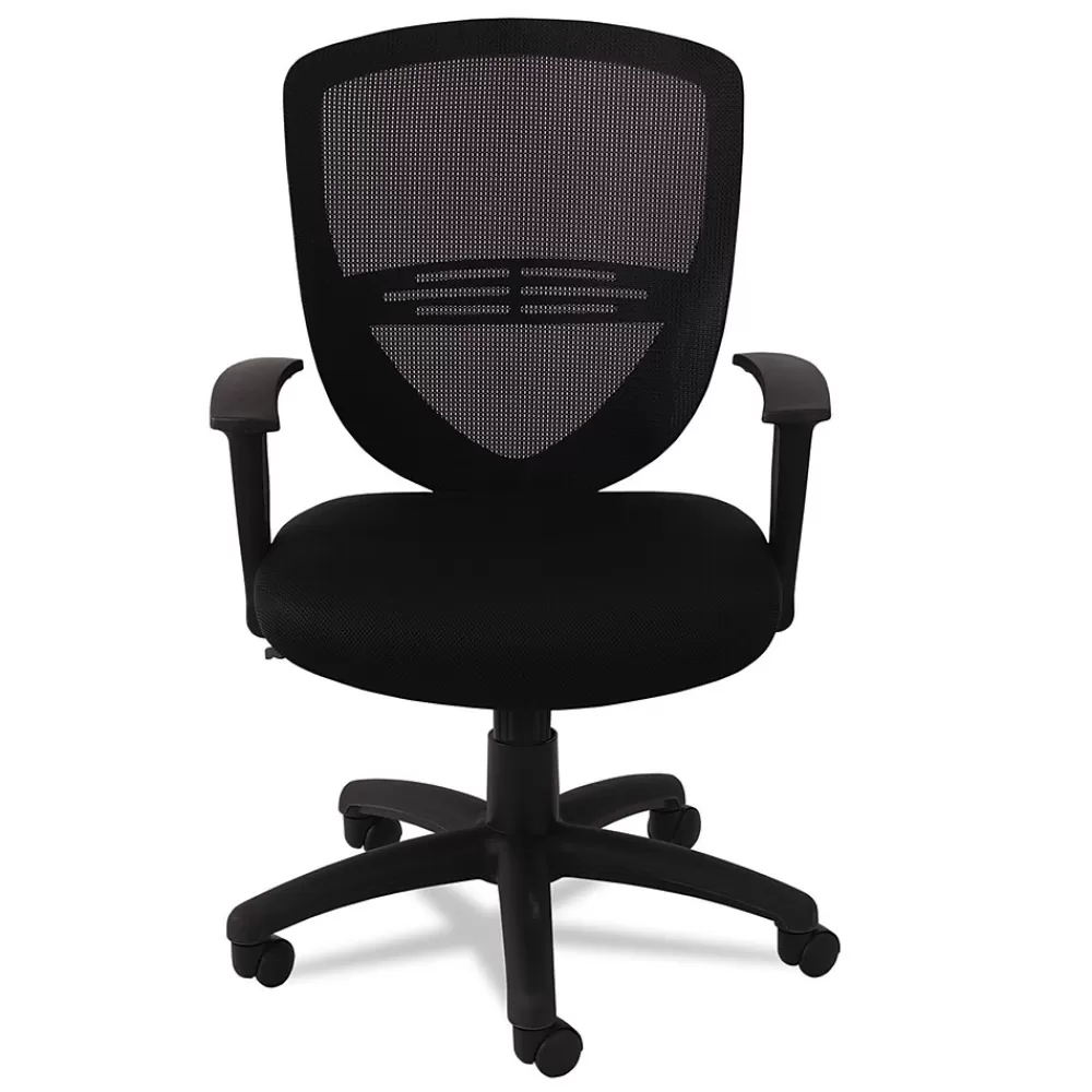 OIF Office Settings VS Series Swivel/Tilt Mesh Task Chair, Black New