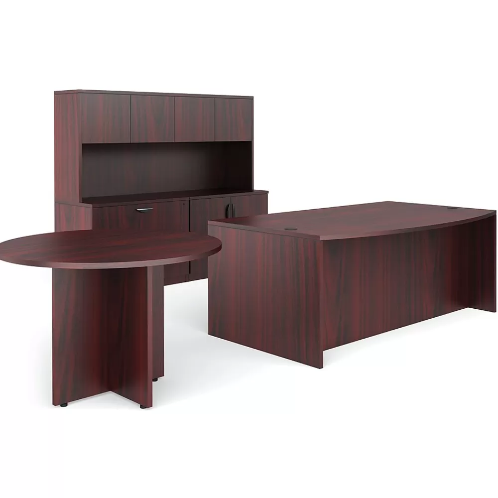 Global Offices to Go Superior Lam Bundle 8, American Mhgny Lam, 71" W x 143"L x 29.5"H/71"H, 42"L/W Best Sale