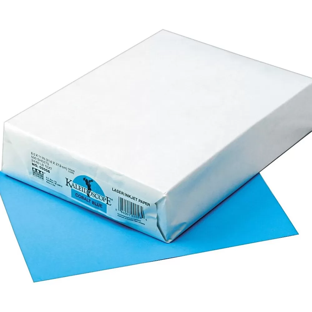 Kaleidoscope Pacon Colored Paper, 24 lbs., 8.5" x 11", Cobalt Blue, 500 Sheets/Ream (PAC102056) Best