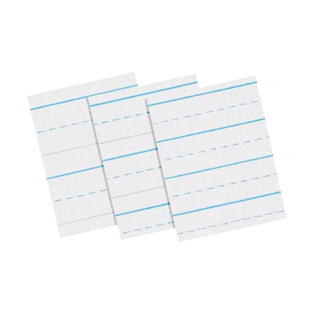 Pacon Newsprint Storybook 11" x 8-1/2", 5/8" Ruled Long Way, White, 500 Sheets/Pack (PAC2691) Discount