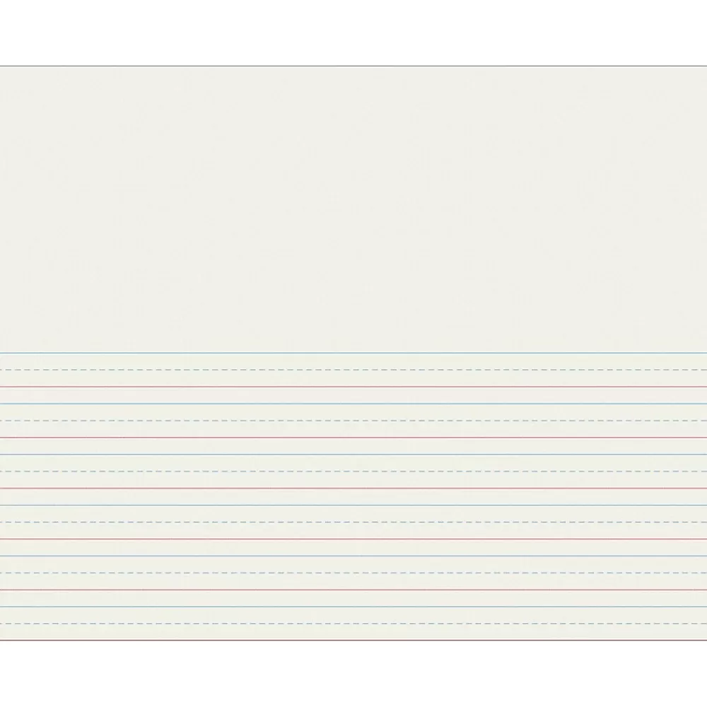 Pacon Storybook Paper for D'Nealian Programs 8-1/2" x 11", 1/2" Long Way Ruled, White, 500 Sheets/Pack (PAC2693) Online