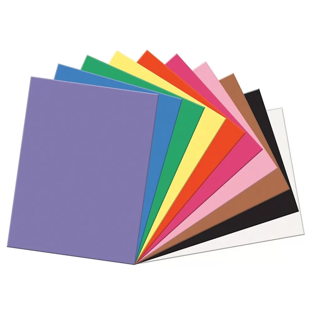 Pacon SunWorks Construction Paper, 18"x24", Assorted Colors, 100 Sheets (PAC6518) Online