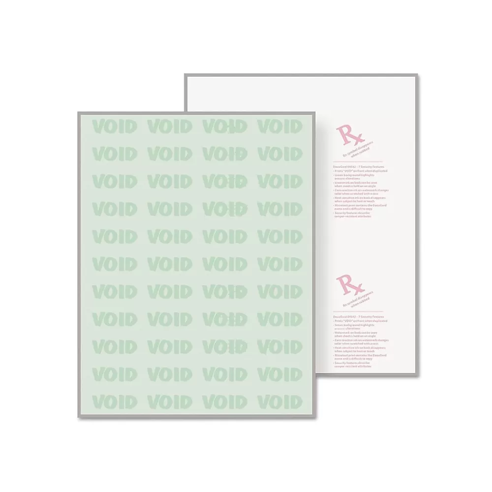 Paris DocuGard Advanced 8.5" x 11" Medical Security Paper, 24 lbs., Green, 500 Sheets/Ream (PRB04542) Clearance