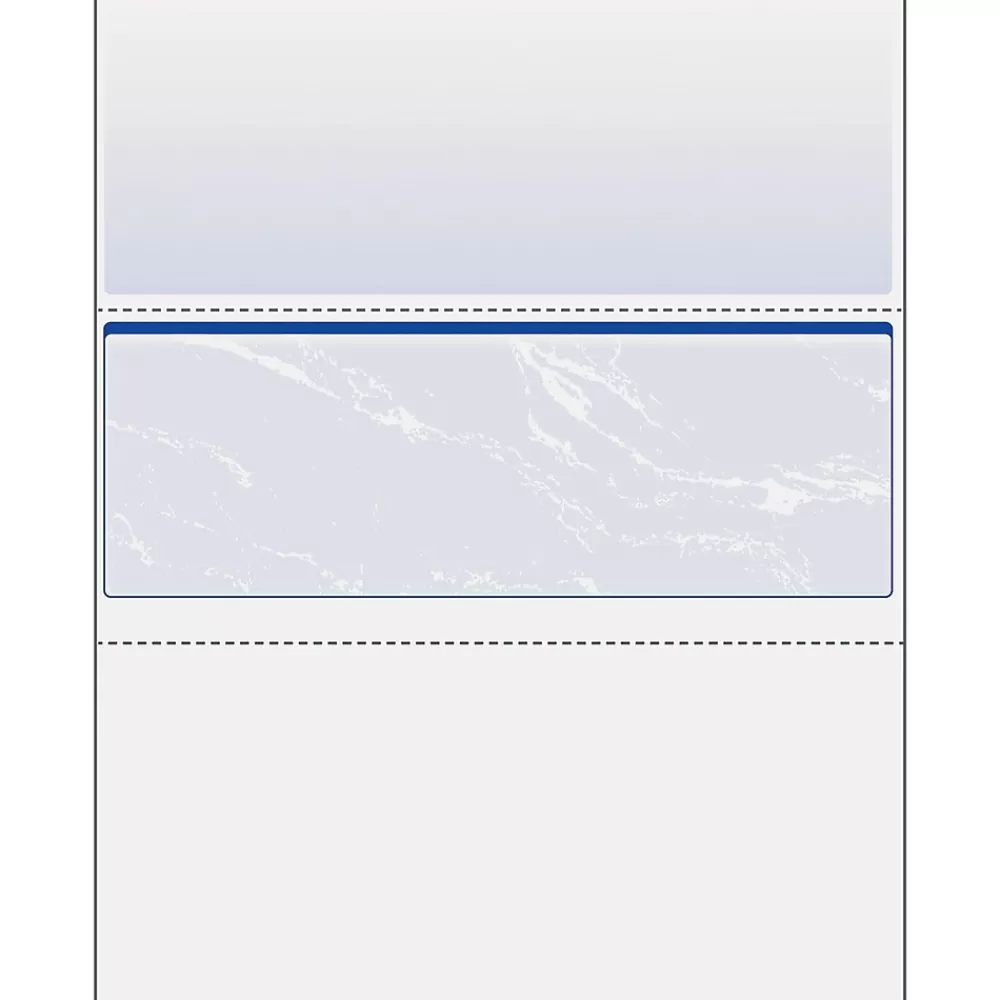 Paris DocuGard Standard 8.5" x 11" Business Security Check In Middle, 24 lbs., Blue Marble, 500 Sheets/Ream (PRB04509) Online