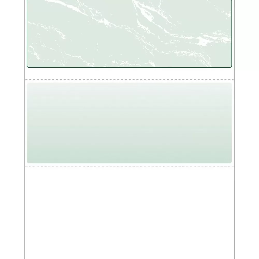 Paris DocuGard Standard 8.5" x 11" Business Security Check On Top, 24 lbs., Green, 500 Sheets/Ream, 2500/Carton (04502P) Cheap