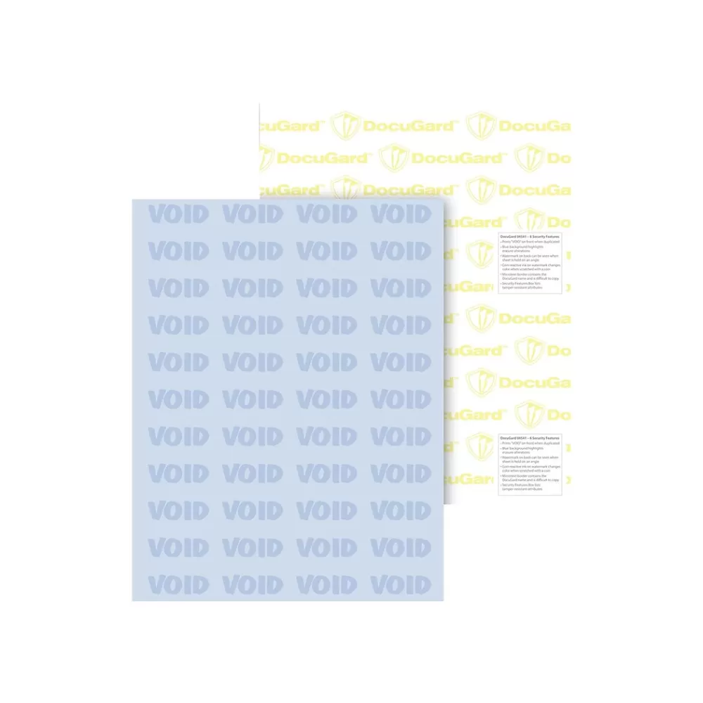 Paris DocuGard Standard 8.5" x 11" Medical Security Paper, 24 lbs., Blue, 500 Sheets/Ream (PRB04541) Online