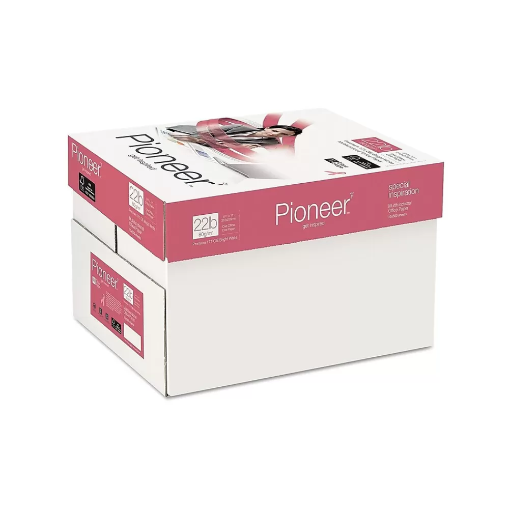 Pioneer 8.5" x 11" Multipurpose Paper, 22 lbs., 99 Brightness, 500/Ream, 10 Reams/Carton (PIO1122F) Discount