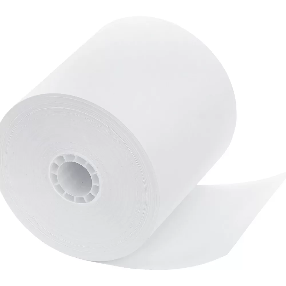 PM Company Bond Cash Register Paper Rolls, 3 1/4" x 243', 4 Rolls/Pack (9074-2242) Cheap