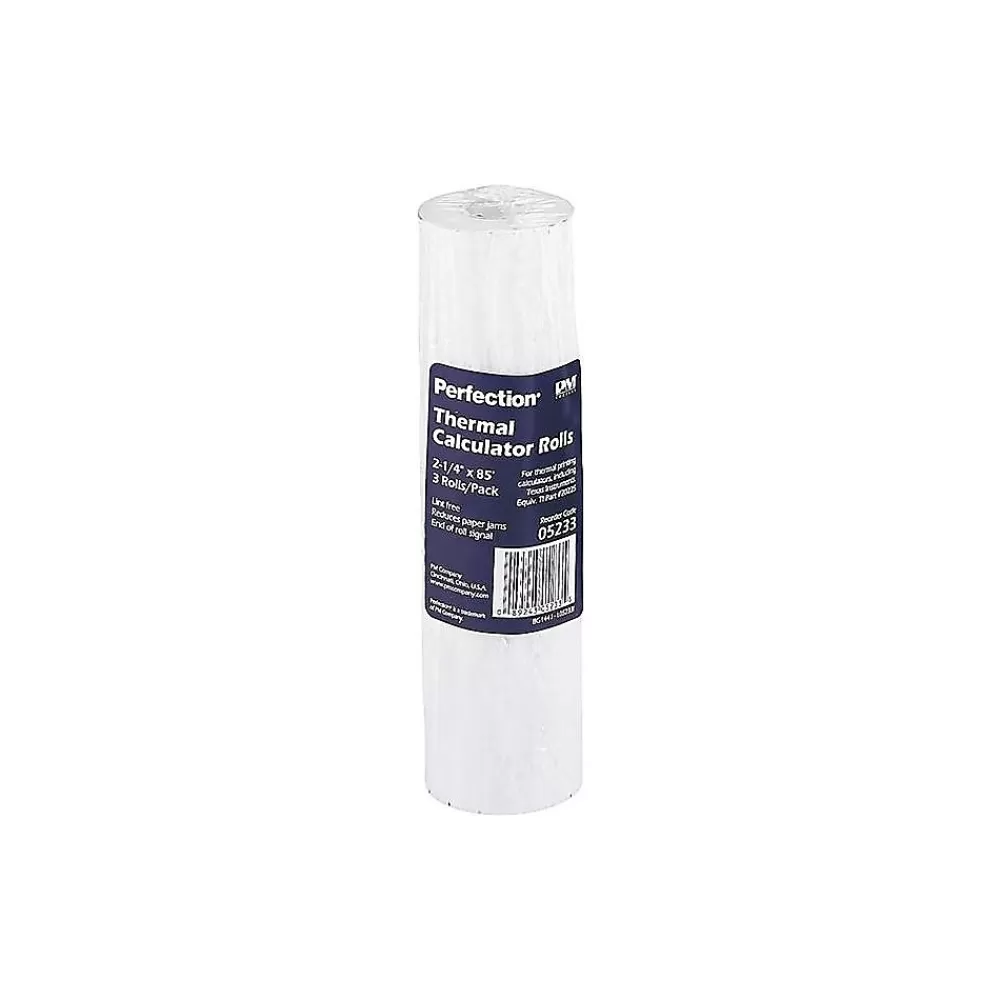 PM Company Perfection Thermal Cash Register Paper Rolls, 2 1/4" x 85', BPA Free, 3 Rolls/Pack (9078-0076) Store