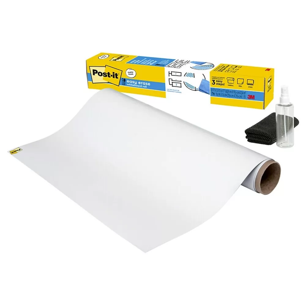 Post-it Easy Erase Adhesive Dry-Erase Whiteboard, 3' x 2' (FWS3X2) Shop