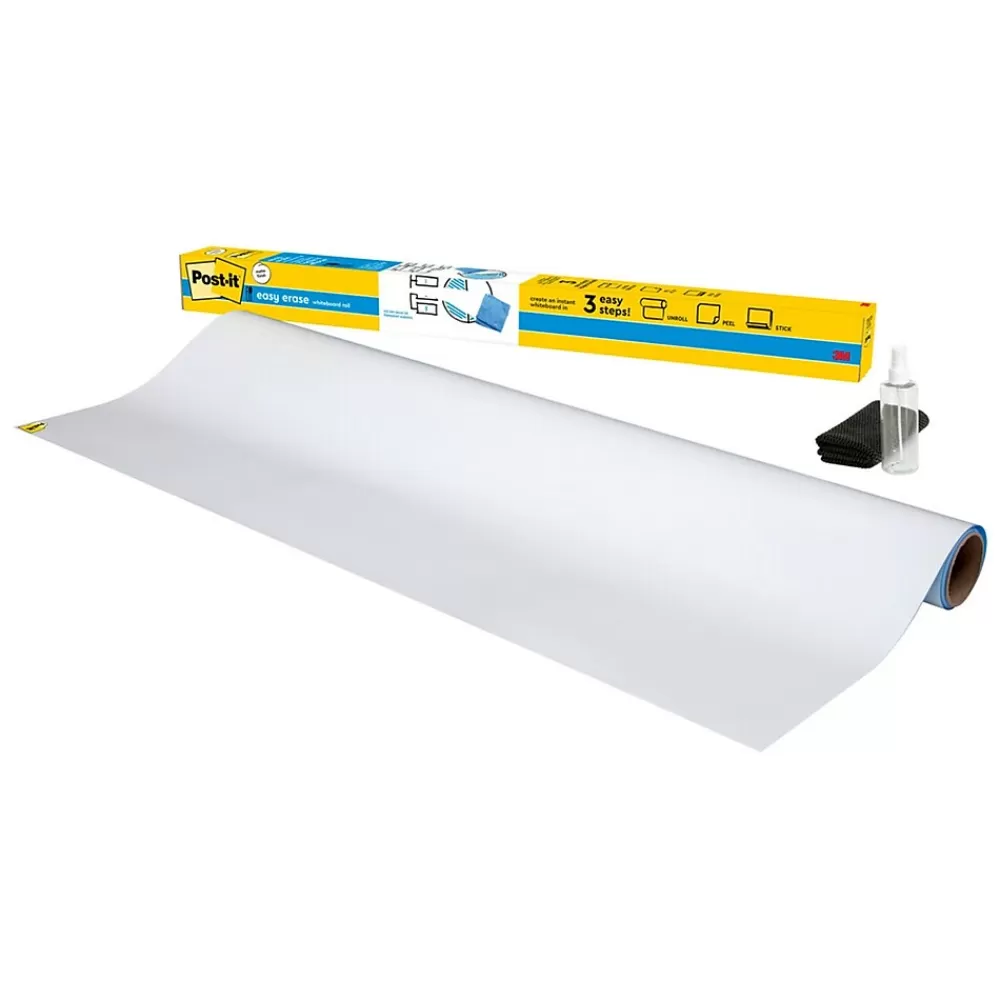 Post-it Easy Erase Plastic Adhesive Dry-Erase Whiteboard, 6' x 4' (FWS6X4) Best Sale