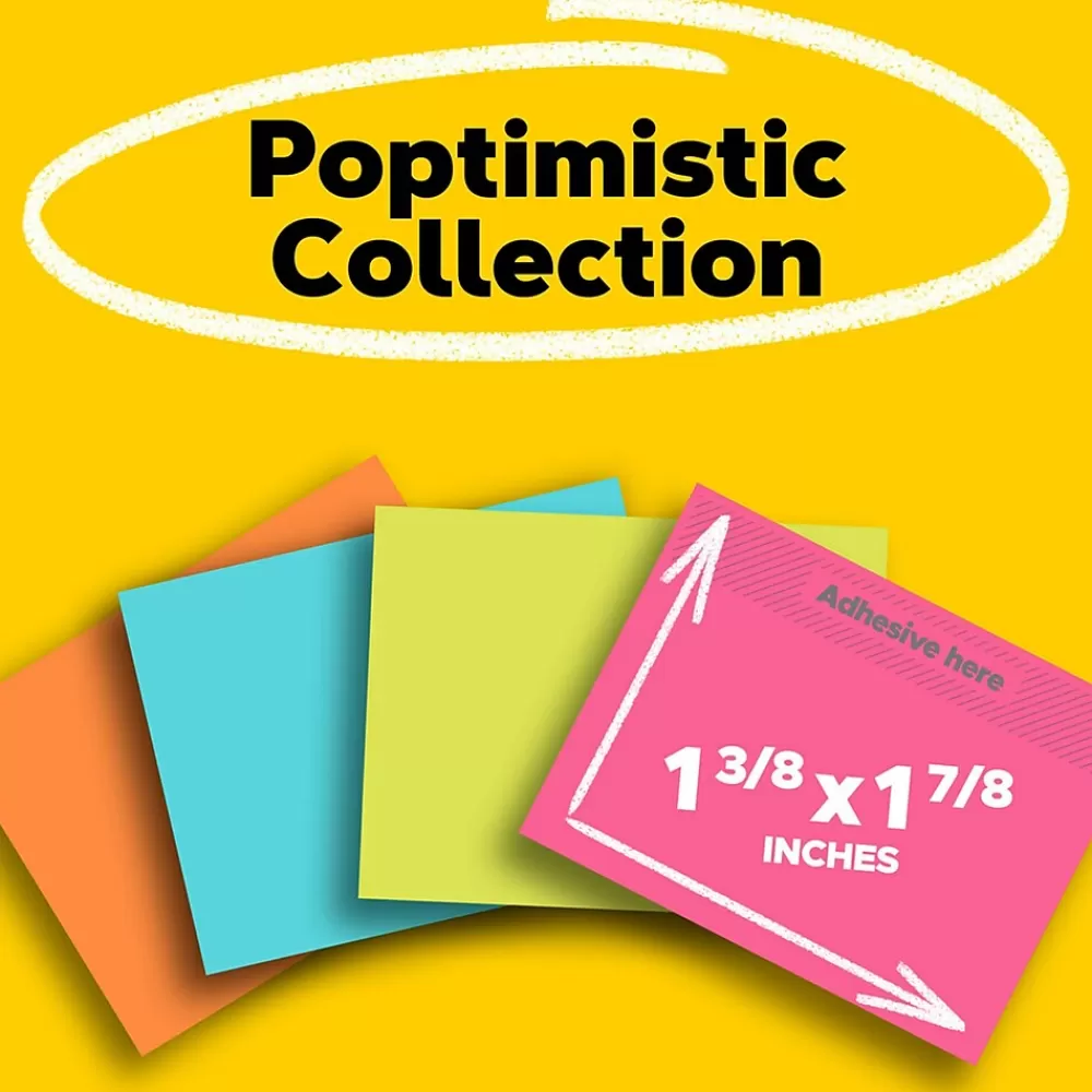 Post-it Notes Value Pack, 1 3/8" x 1 7/8", Poptimistic Collection, 18 Pads/Pack (653-18AU) Cheap