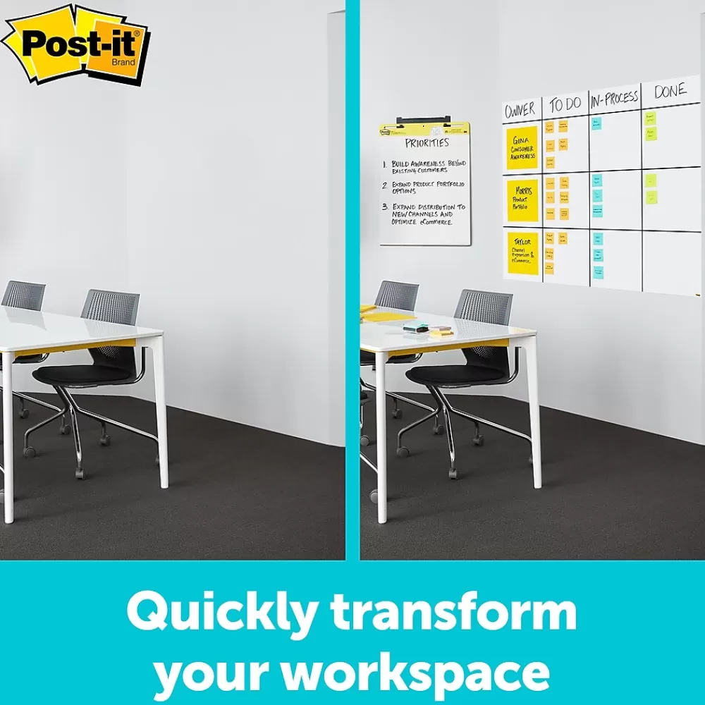 Post-it Super Sticky Dry Erase Surface, 2' x 3' (DEF3X2) Flash Sale