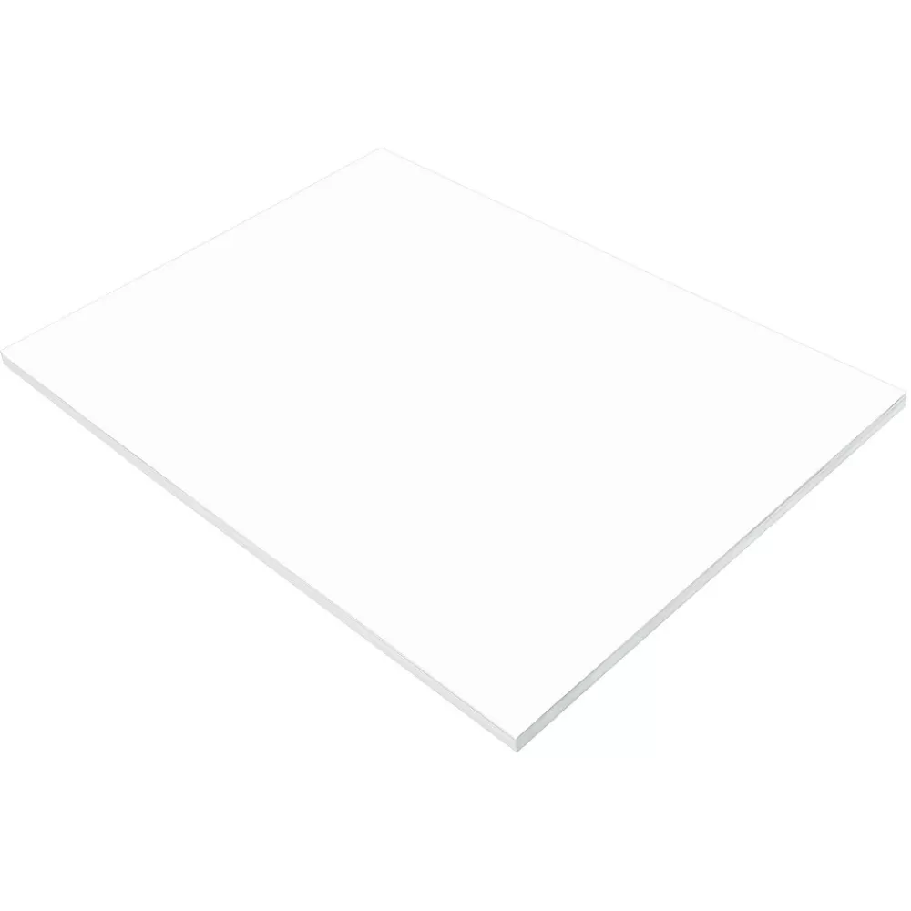 Prang Construction Paper, 18" x 24", Bright White, 50 Sheets/Pack (P8717) Cheap