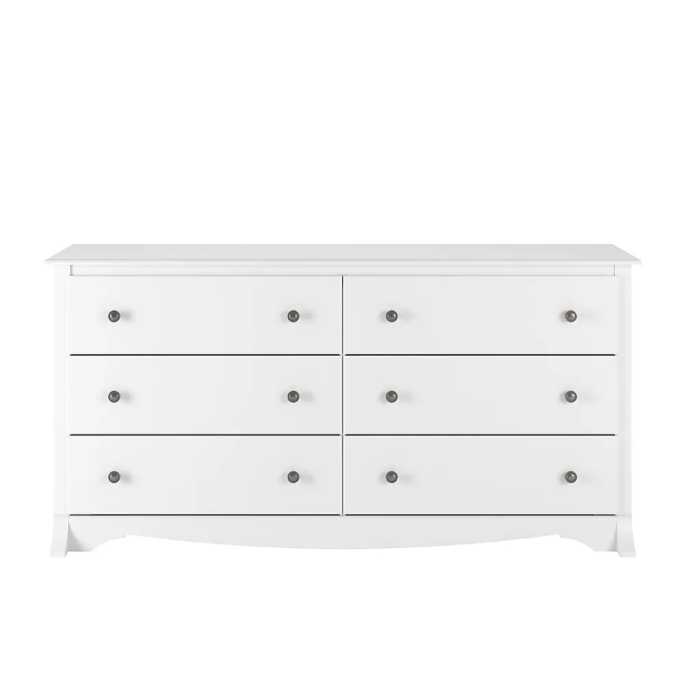 Prepac 29" Monterey 6 Drawer Dresser, White (WDC-6330-K) Hot