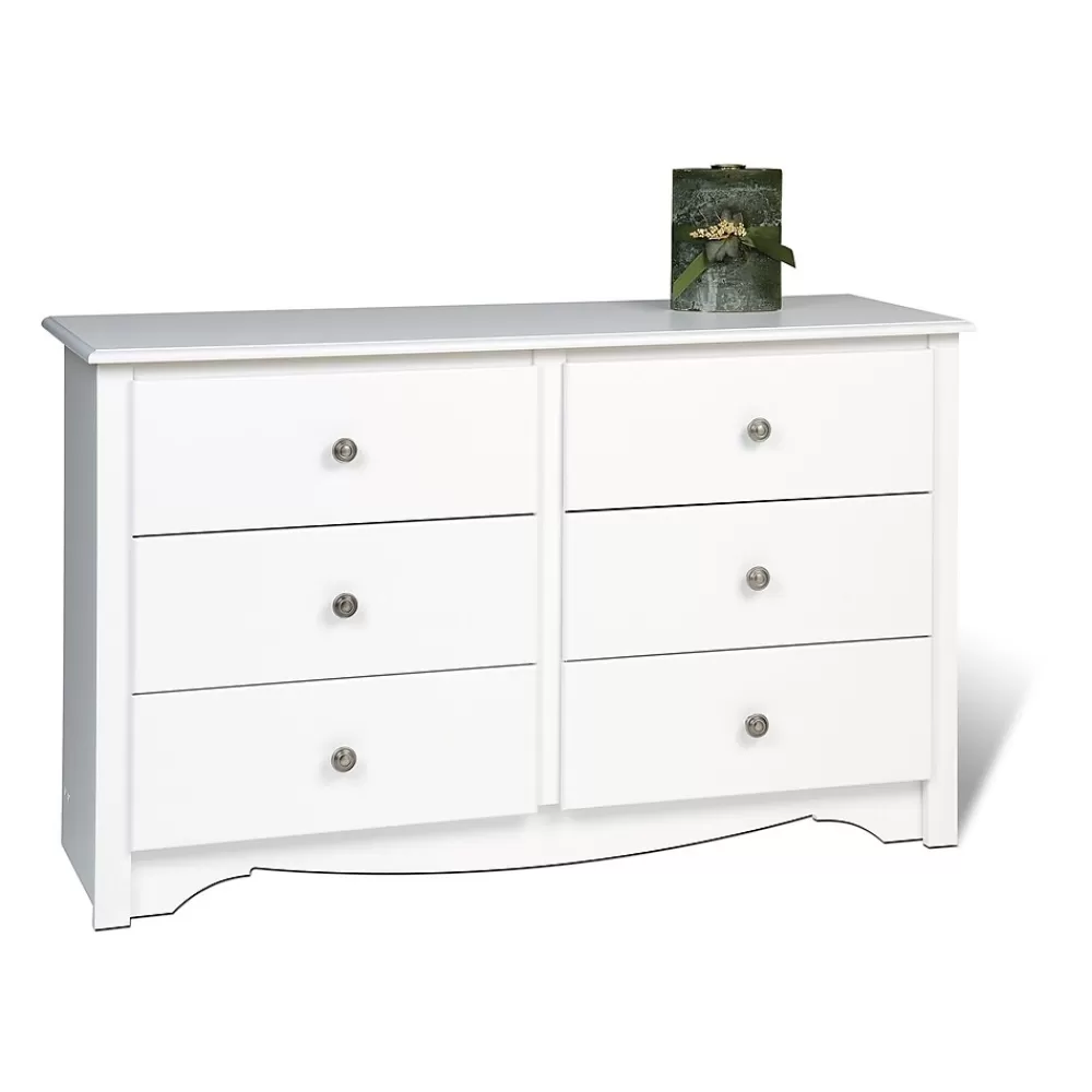 Prepac ™ 29" Monterey Children's 6 Drawer Dresser, White Flash Sale