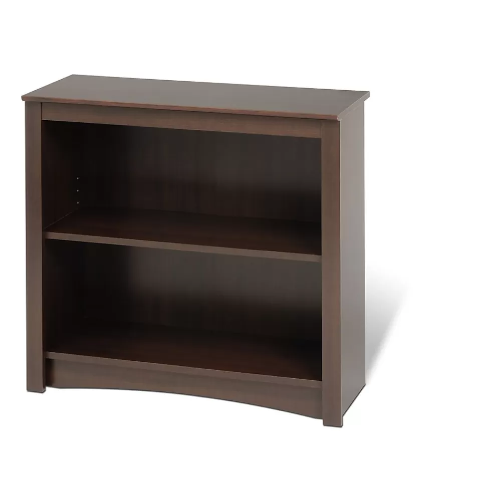 Prepac ™ 2 Shelf Bookcase, Espresso (EDL-3229) New