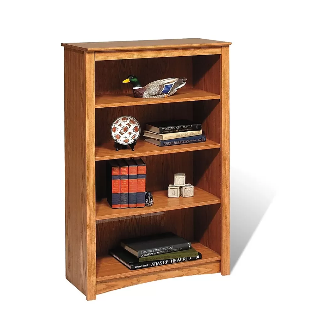 Prepac ™ 4 Shelf Bookcase, Oak Store