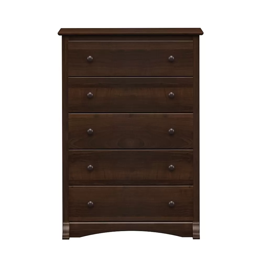 Prepac Fremont 44.75" 5-Drawer Chest, Espresso (EDC-3345-K) Online