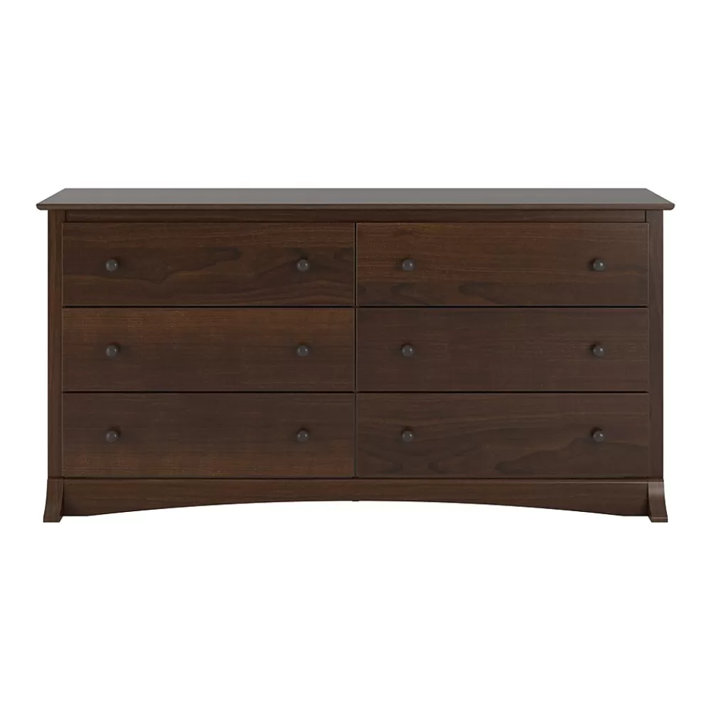 Prepac Fremont 29" 6-Drawer Dresser, Espresso (EDC-6330-K) Cheap