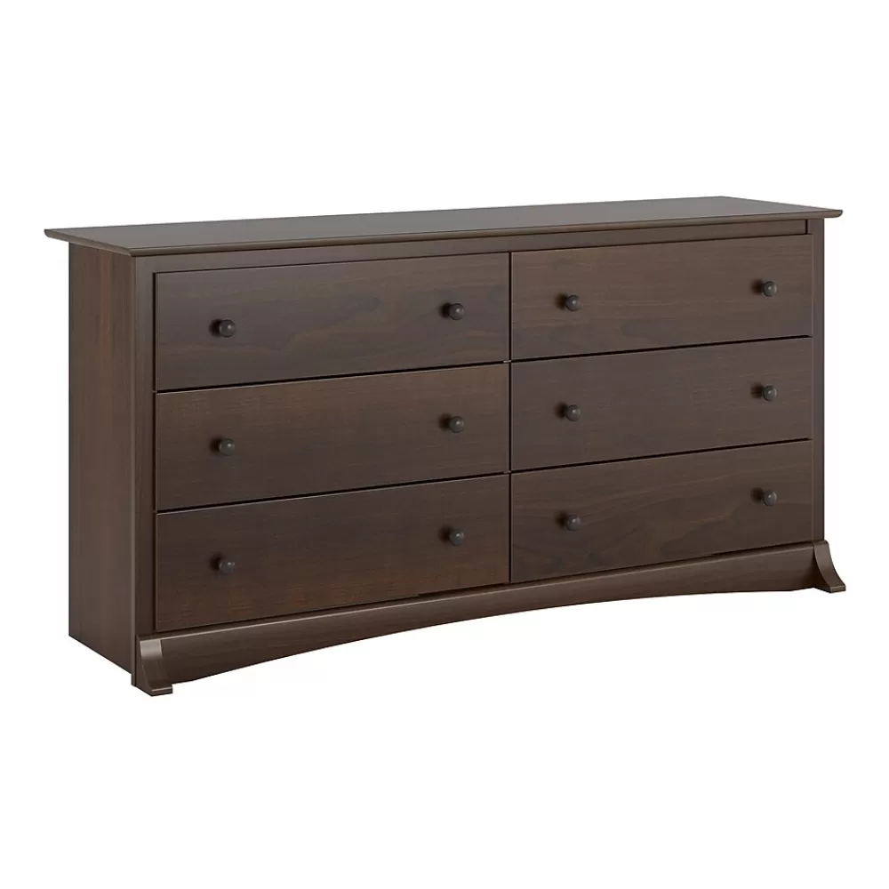 Prepac Fremont 29" 6-Drawer Dresser, Espresso (EDC-6330-K) Cheap