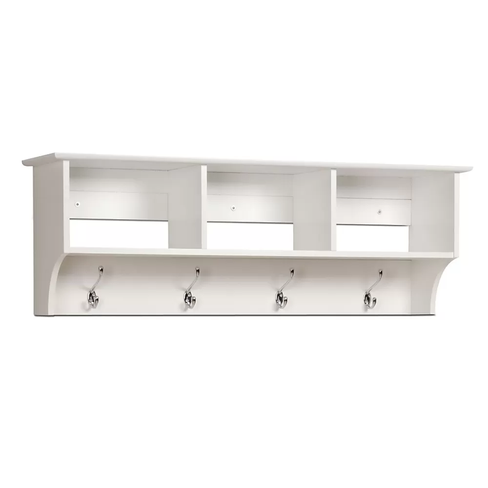 Prepac ™ Sonoma Entryway Cubbie Shelf, 48" x 11.5", White Clearance