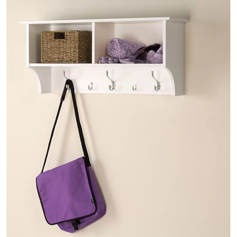 Prepac ™ Wide Hanging Entryway Shelf, 36" x 11.5", White (WEC-3616) Shop