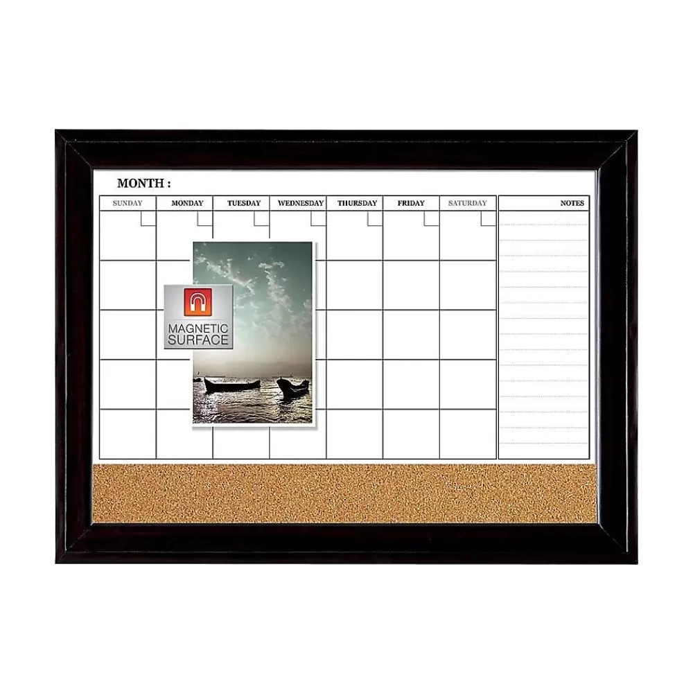 Quartet Combo Dry-Erase & Bulletin Board, Black Frame, 23'' x 35'' (79284) Shop