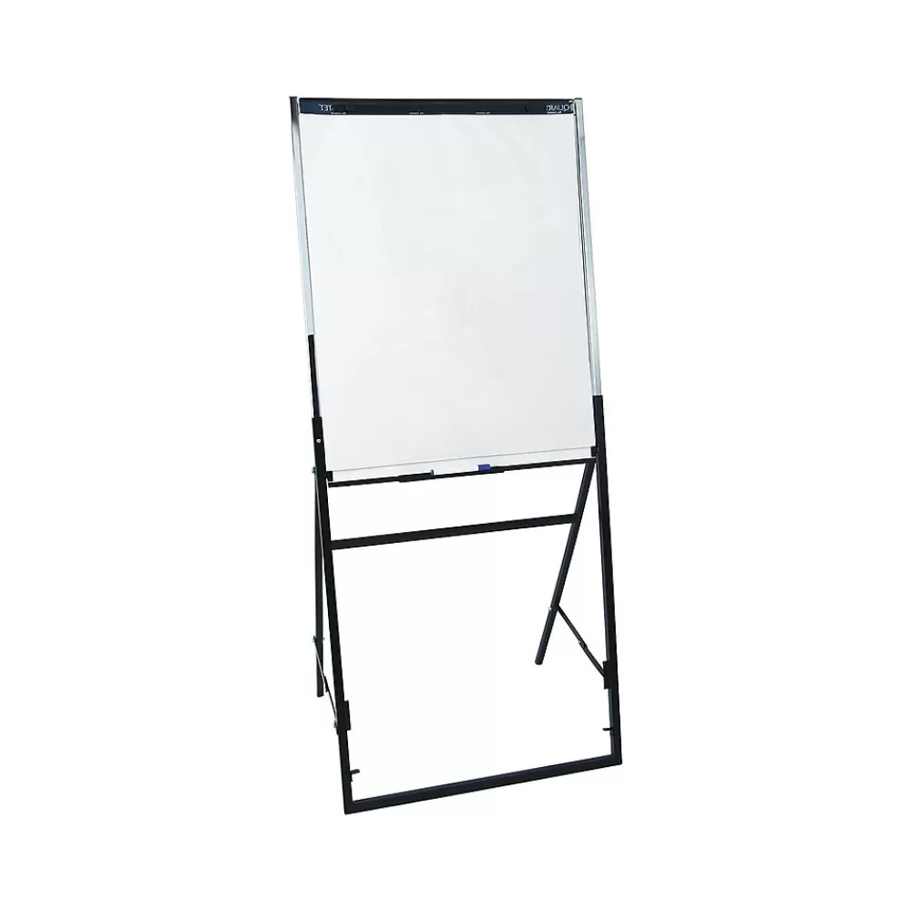 Quartet Futura Flip Chart Easel, 67", Black Metal (QT351900) Clearance