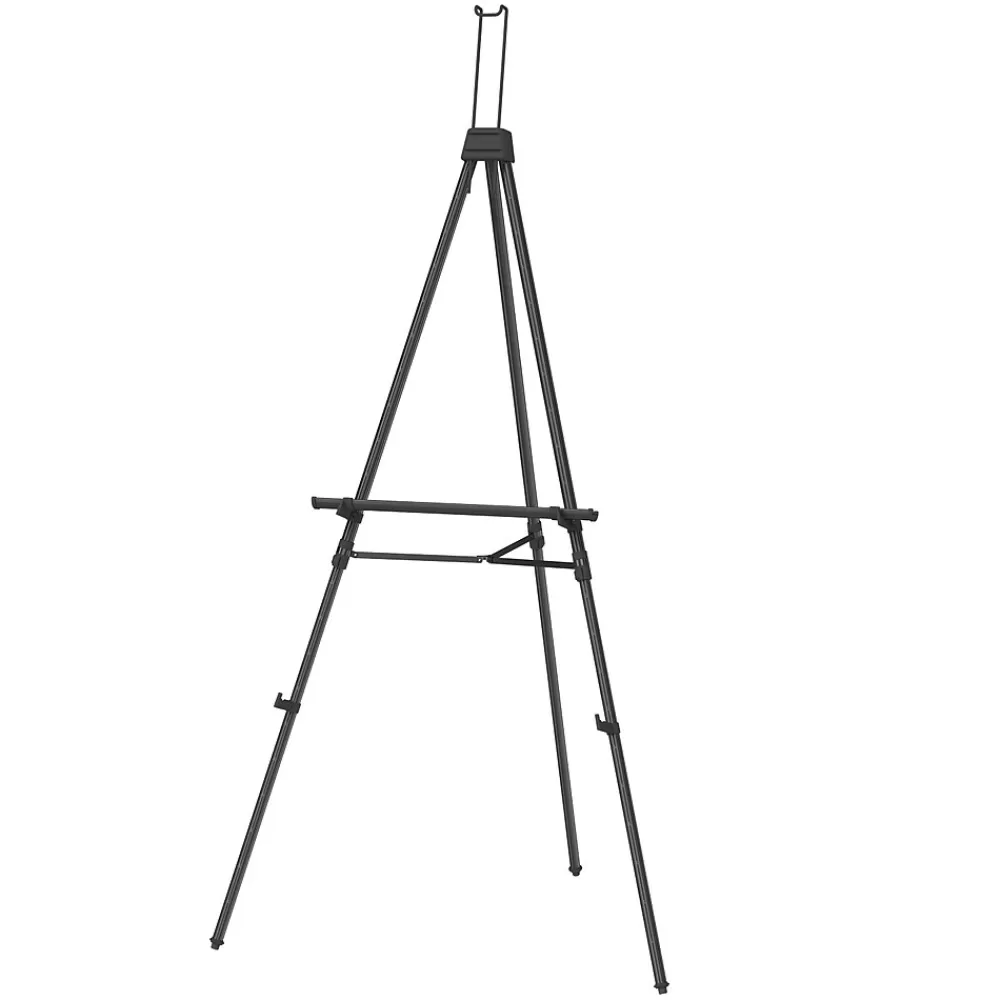 Quartet Heavy Duty Display Easel, 66", Black Aluminum (56E) Hot