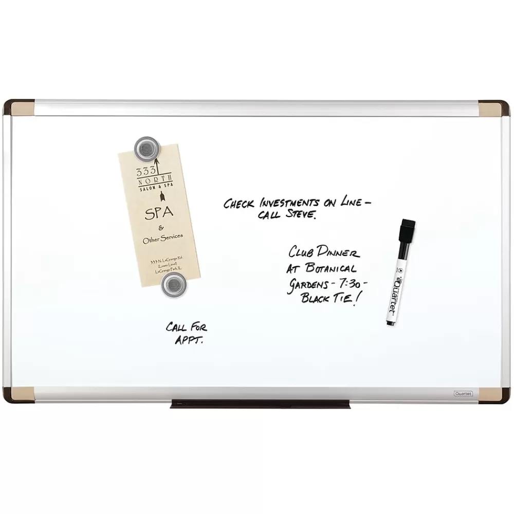 Quartet ® Magnetic Dry-Erase Whiteboard, Aluminum Frame, 2 1/2'W x 1 1/2'H (48101) Cheap