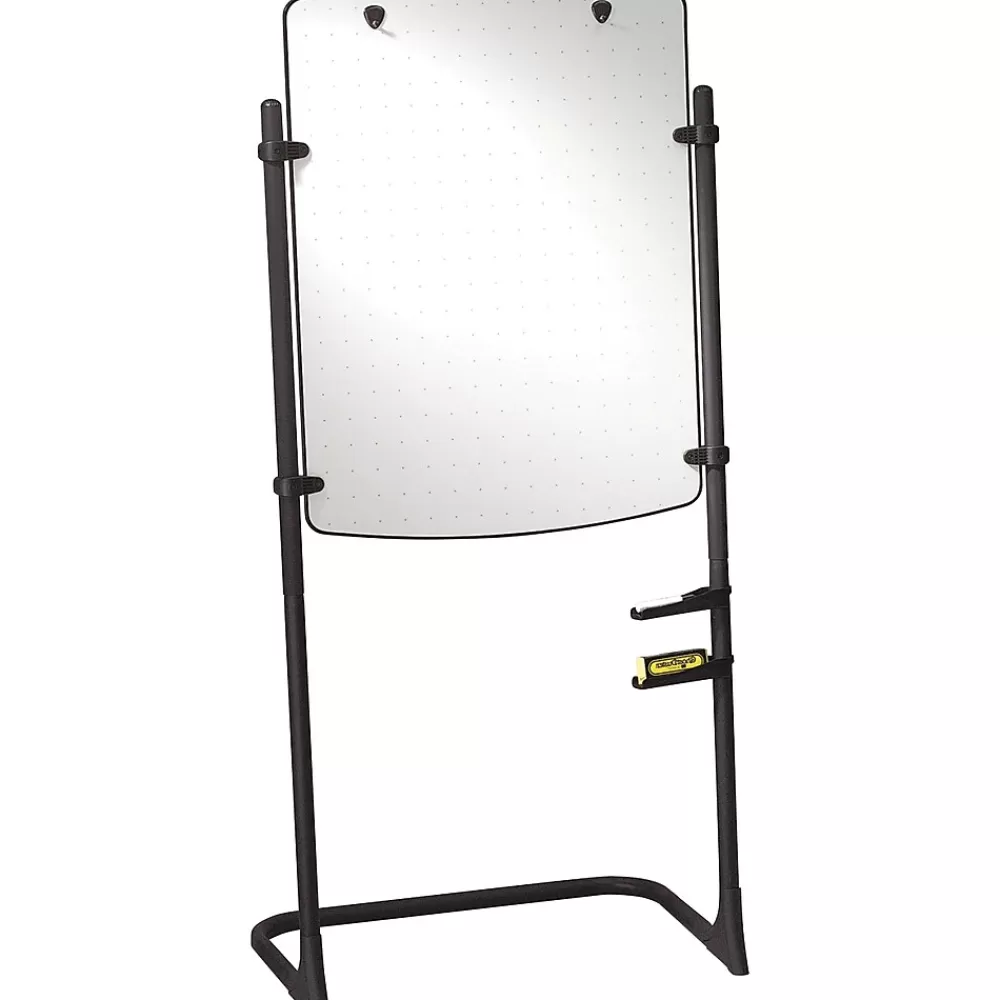 Quartet ® Silhouette® Total Erase® Easel, Whiteboard/Flipchart, Black Frame, 75"H Best Sale