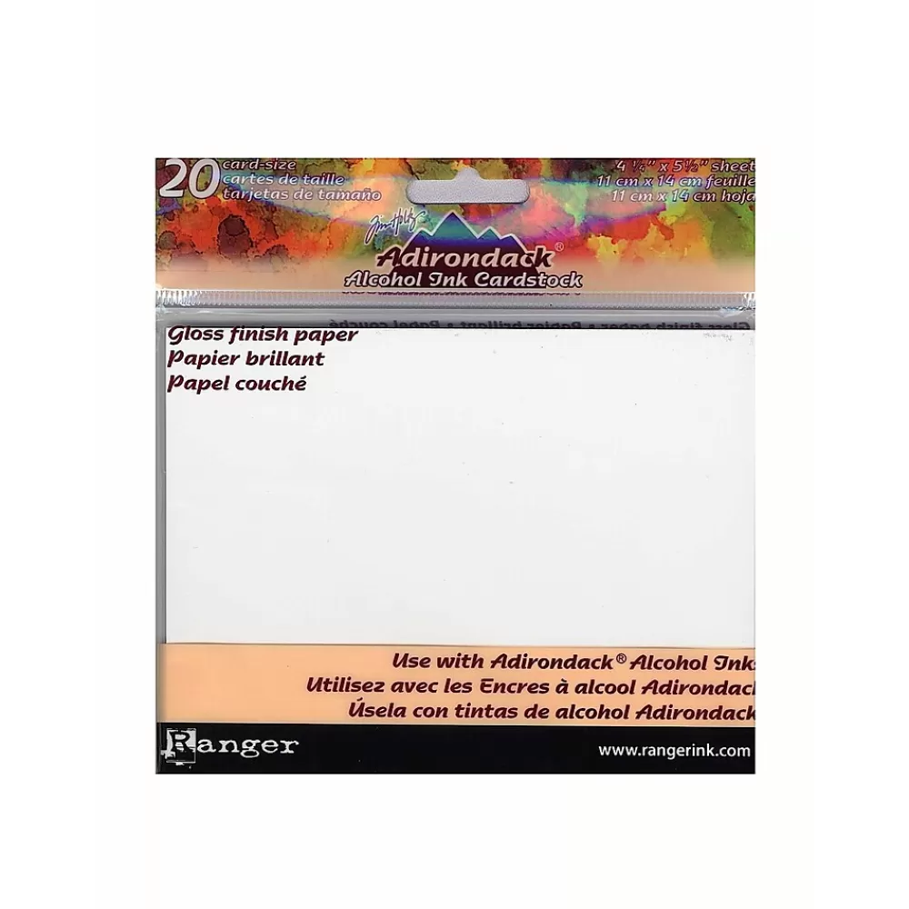 Ranger 90 lb. Cardstock Paper, white, 60 Sheets/Pack (72271-PK3) Discount