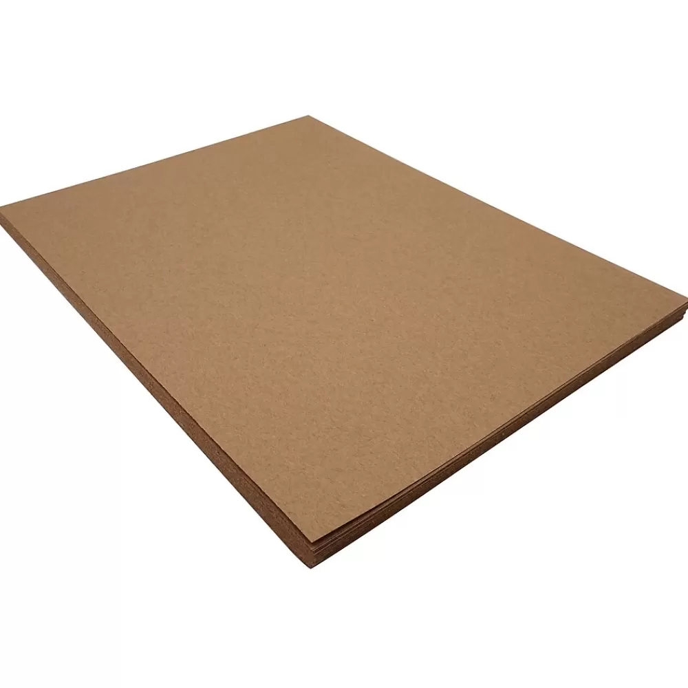 Riverside 3D 9" x 12" Construction Paper, Brown, 50 Sheets (P103605) Cheap