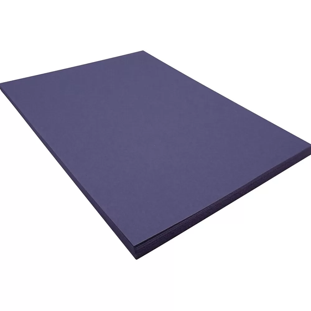 Riverside 3D 9" x 12" Construction Paper, Dark Blue, 50 Sheets (P103601) New