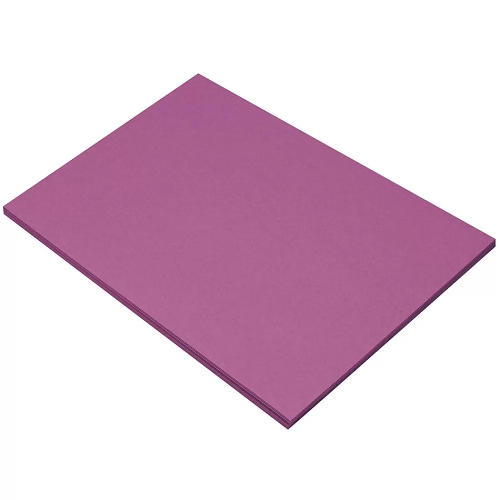 Riverside 3D 12" x 18" Construction Paper, Magenta, 50 Sheets (P103628) New