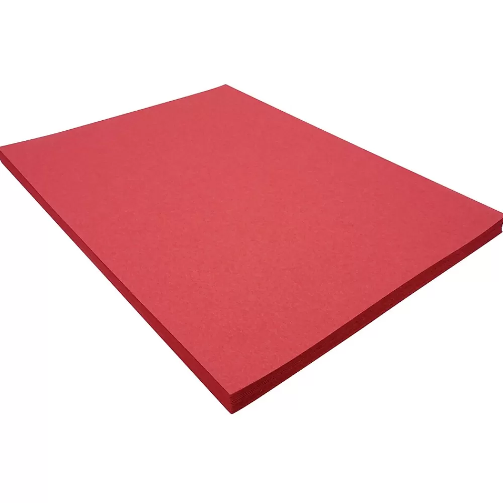 Riverside 3D 9" x 12" Construction Paper, Red, 50 Sheets (P103590) Sale