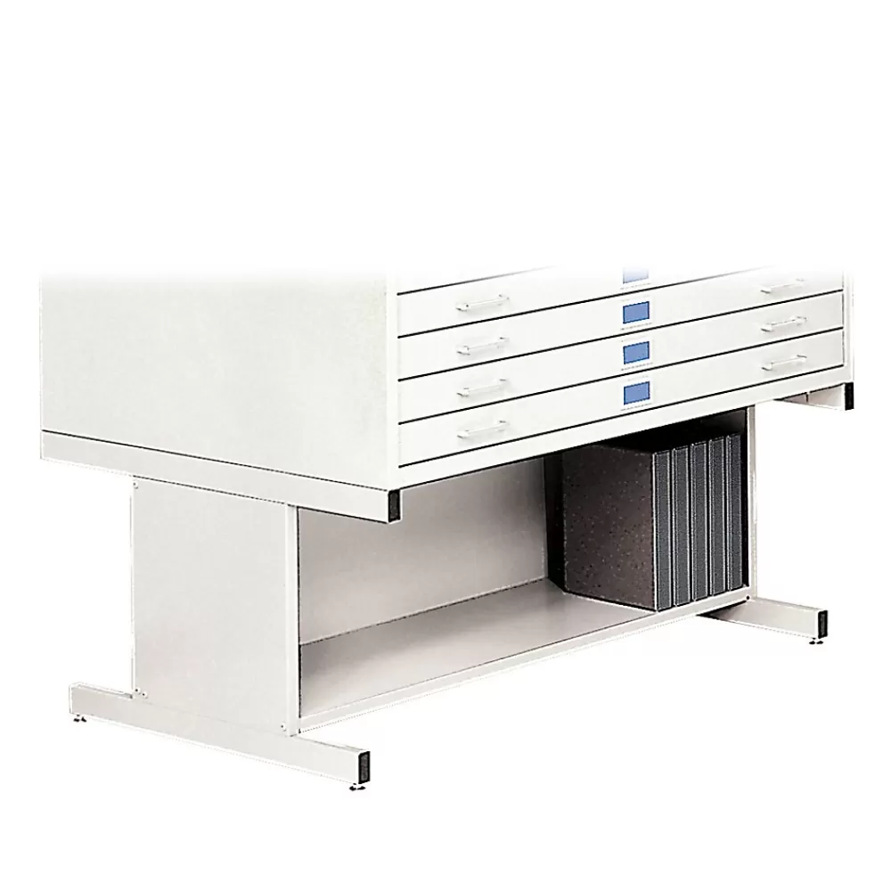 Safco ® High Base For 4998 Flat File, White Outlet