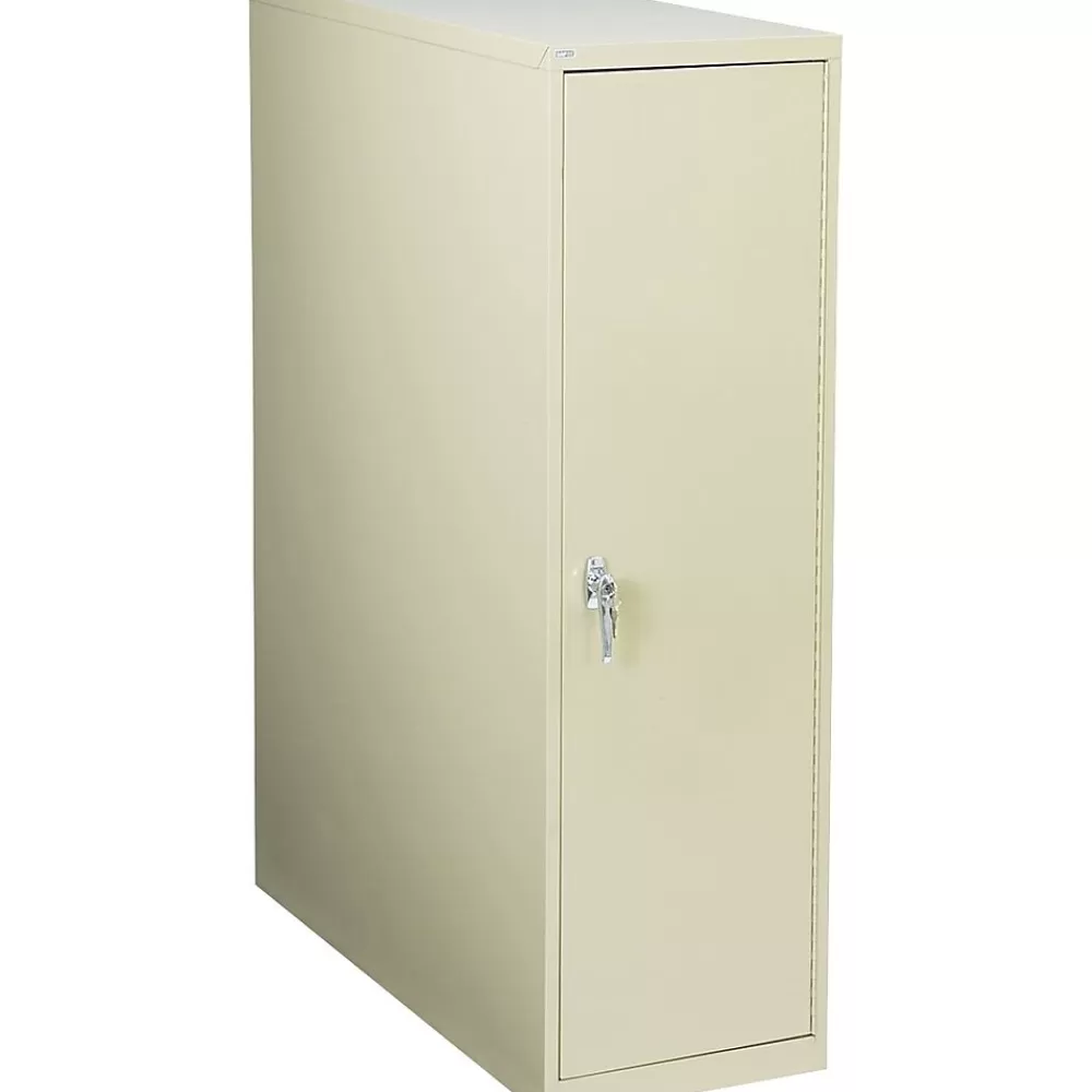 Safco ® Large Vertical Sheet File Enclosed File Cabinet, Tropic Sand, 54 1/2"H x 16"W x 39"D Shop