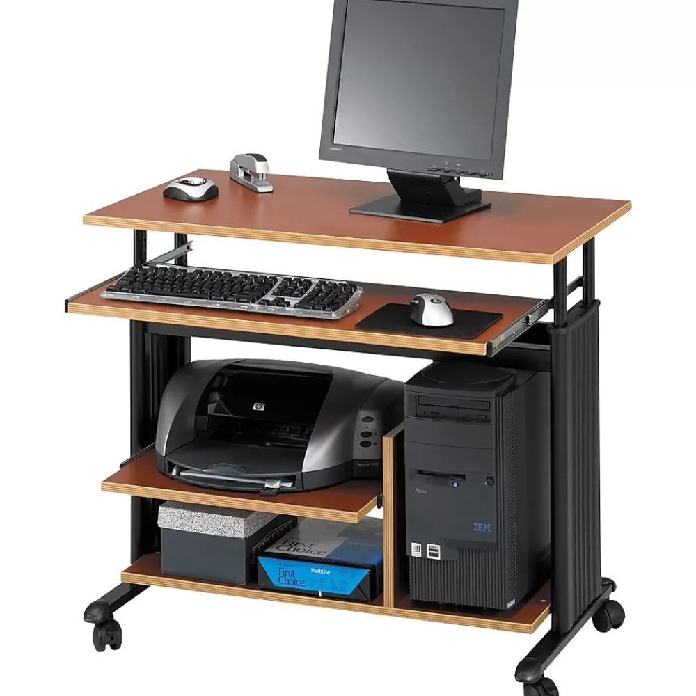 Safco Muv Mini Tower 36" Workstation Desk, Cherry (1927CY) Sale