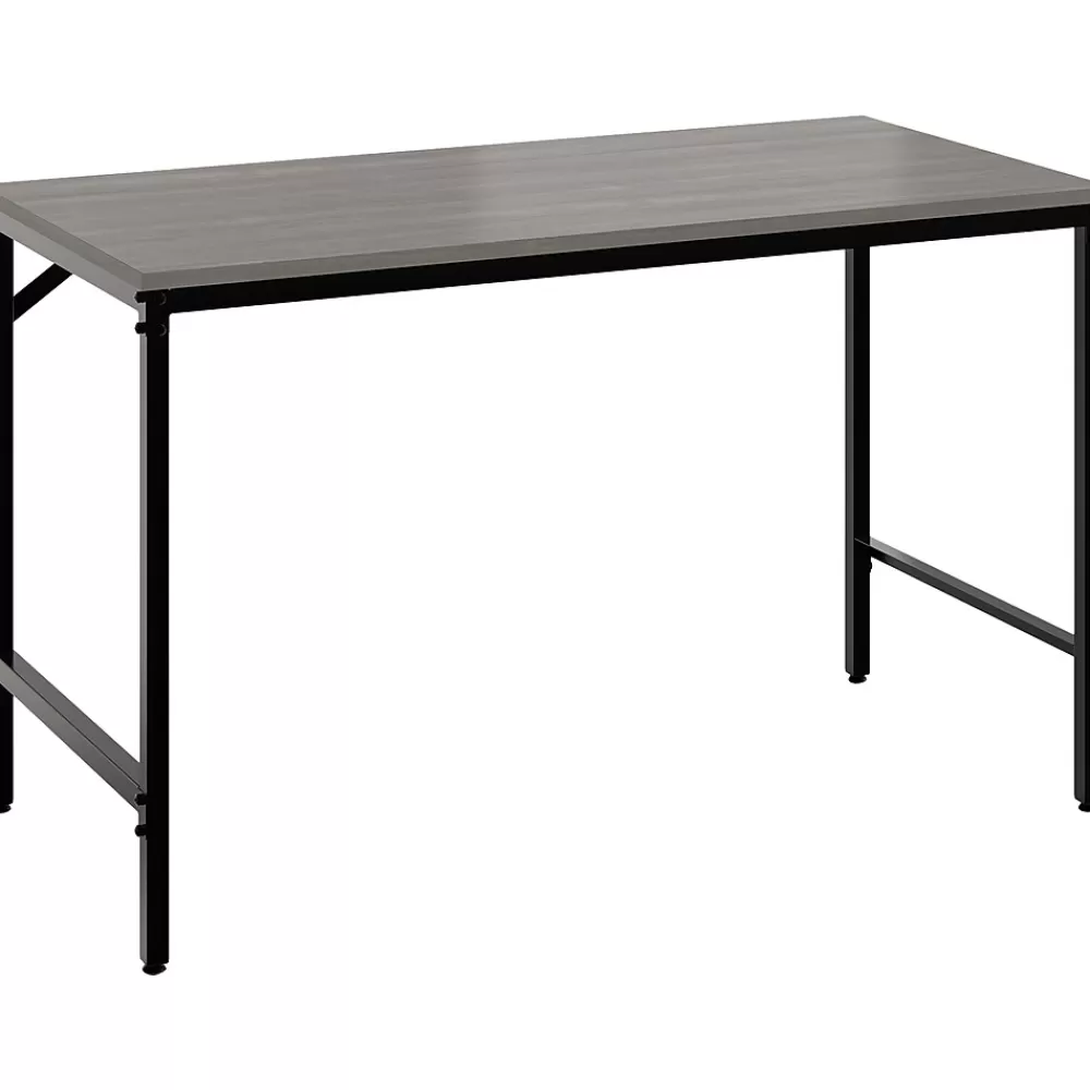 Safco Simple 46" Workstation Desk, Sterling Ash (5272BLGR) Best Sale