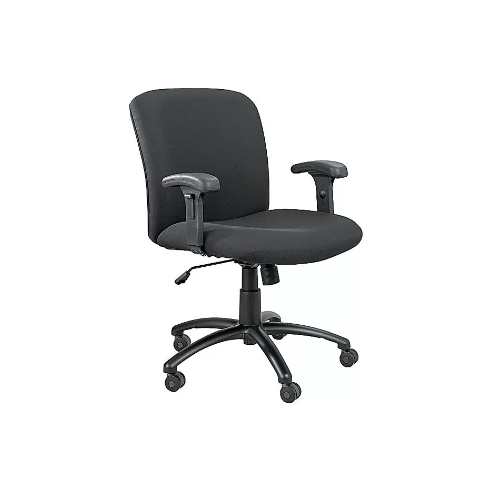 Safco Uber Fabric Computer and Desk Chair, Black (3491BL) Sale