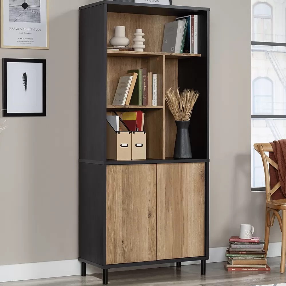 Sauder Acadia Way 69"H 5-Shelf Bookcase, Raven Oak (430754) Hot